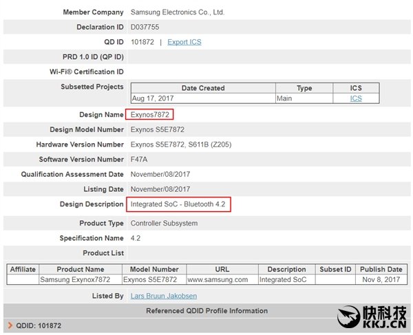 иˣ׿ȫͨоƬExynos 7872֤ͨ_www.365-588.com