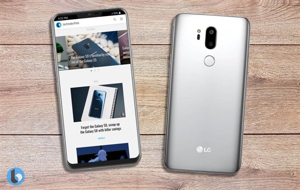 首款1440P刘海屏!LG G7高清外形曝光:骁龙845+6G 首款1440P刘海屏!LG G7高清外形曝光:骁龙845+6G_www.365-588.com